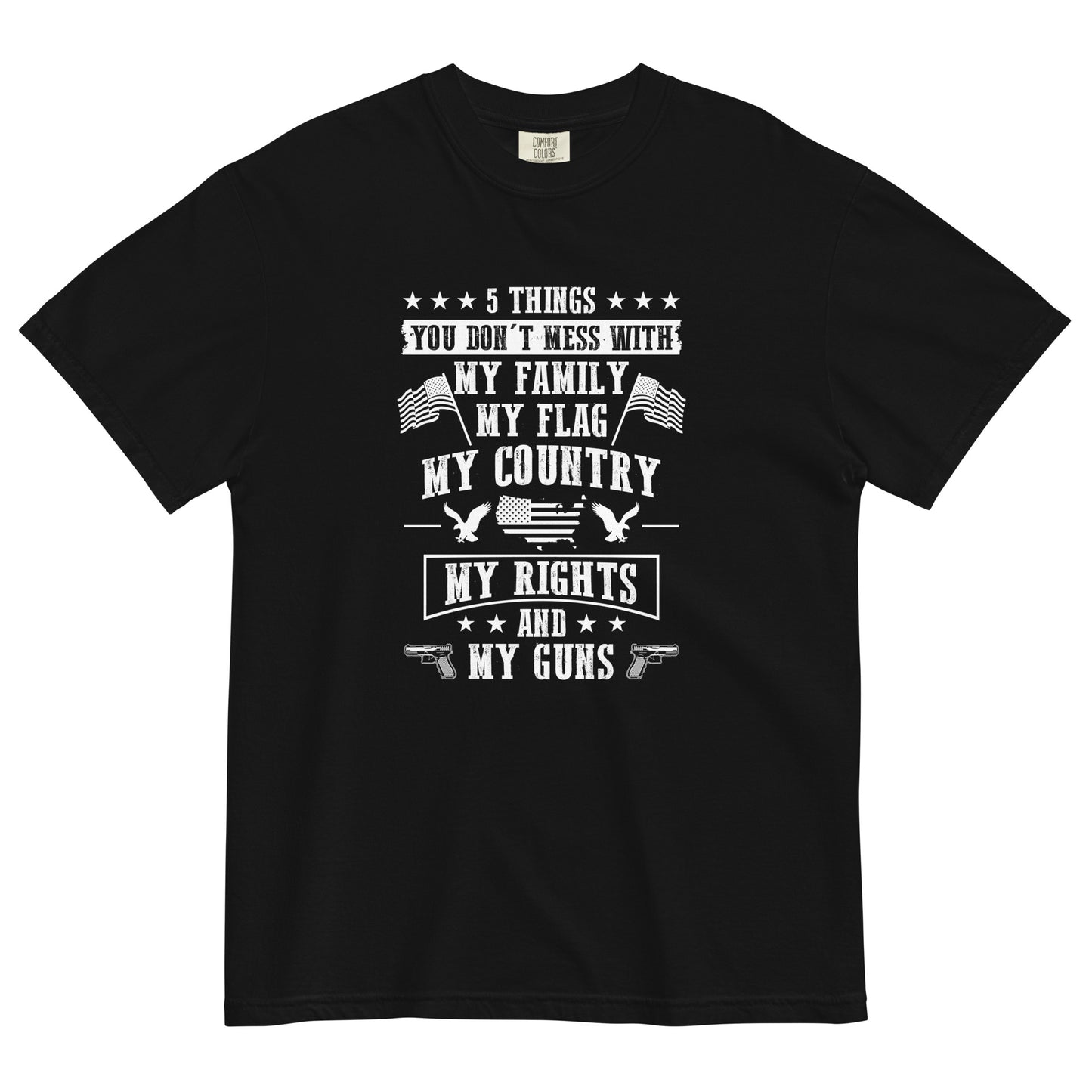 Defender's Creed: Unisex Eagle Flag Te
