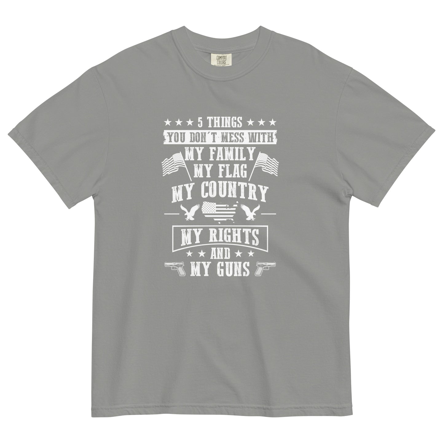 Defender's Creed: Unisex Eagle Flag Te