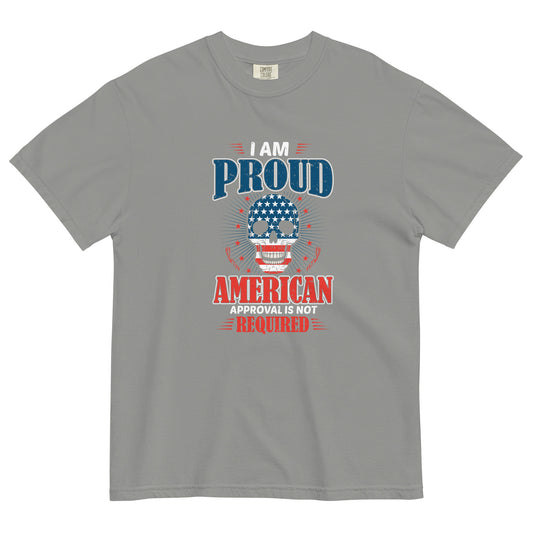 Patriot's Resolve: Unisex American Skull Tee