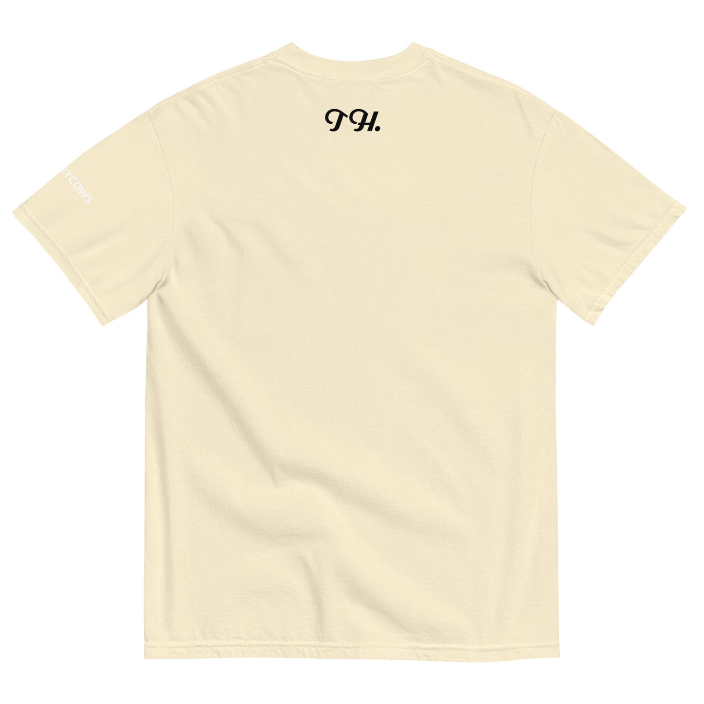 Three Cows Unisex Garment-Dyed Heavyweight T-Shirt