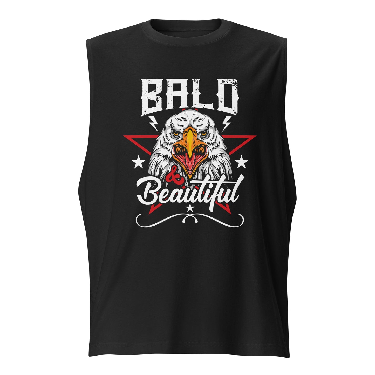 Bald & Beautiful: Unisex Eagle Muscle Shirt