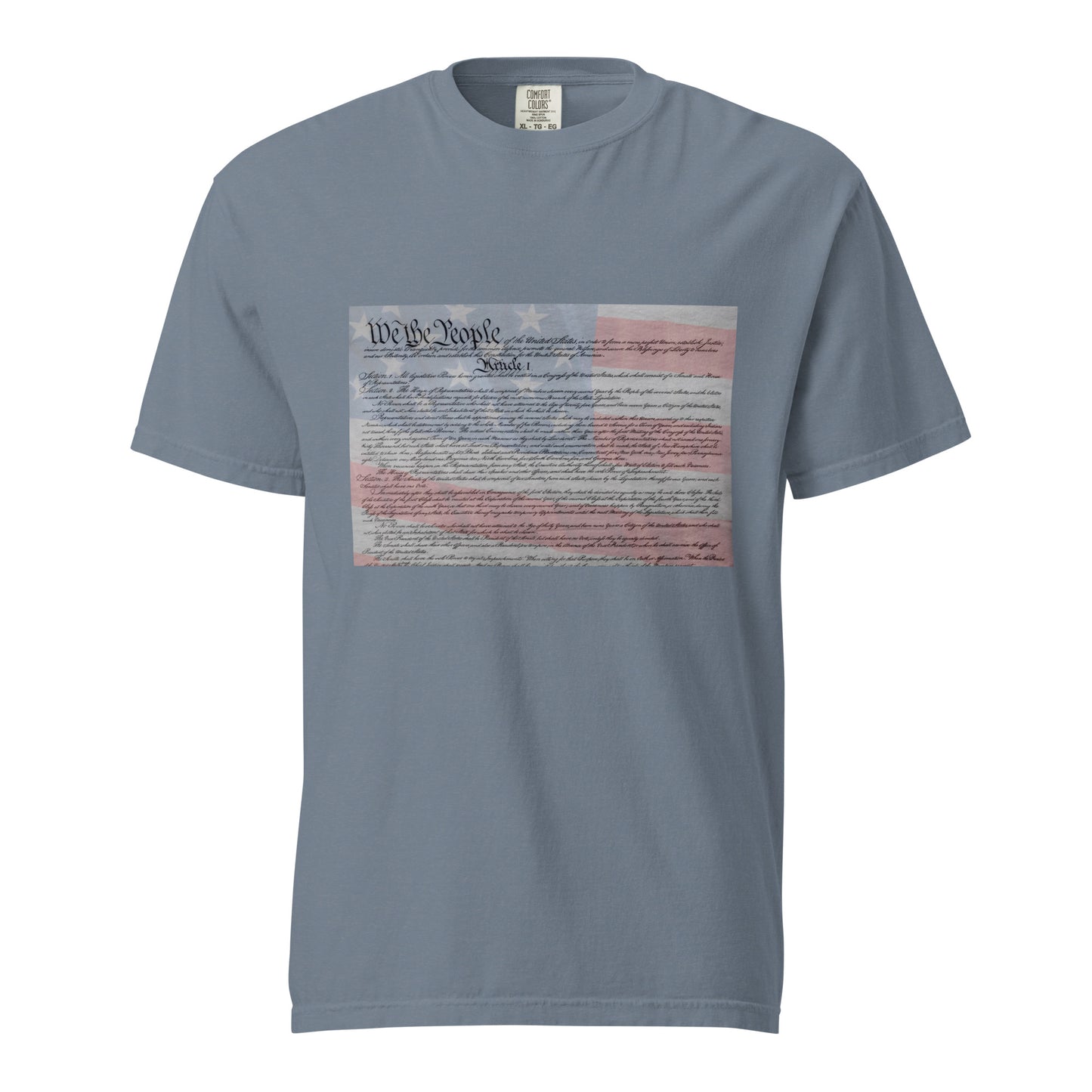 Liberty Emblem Unisex 'We the People' T-shirt - USA Flag Design