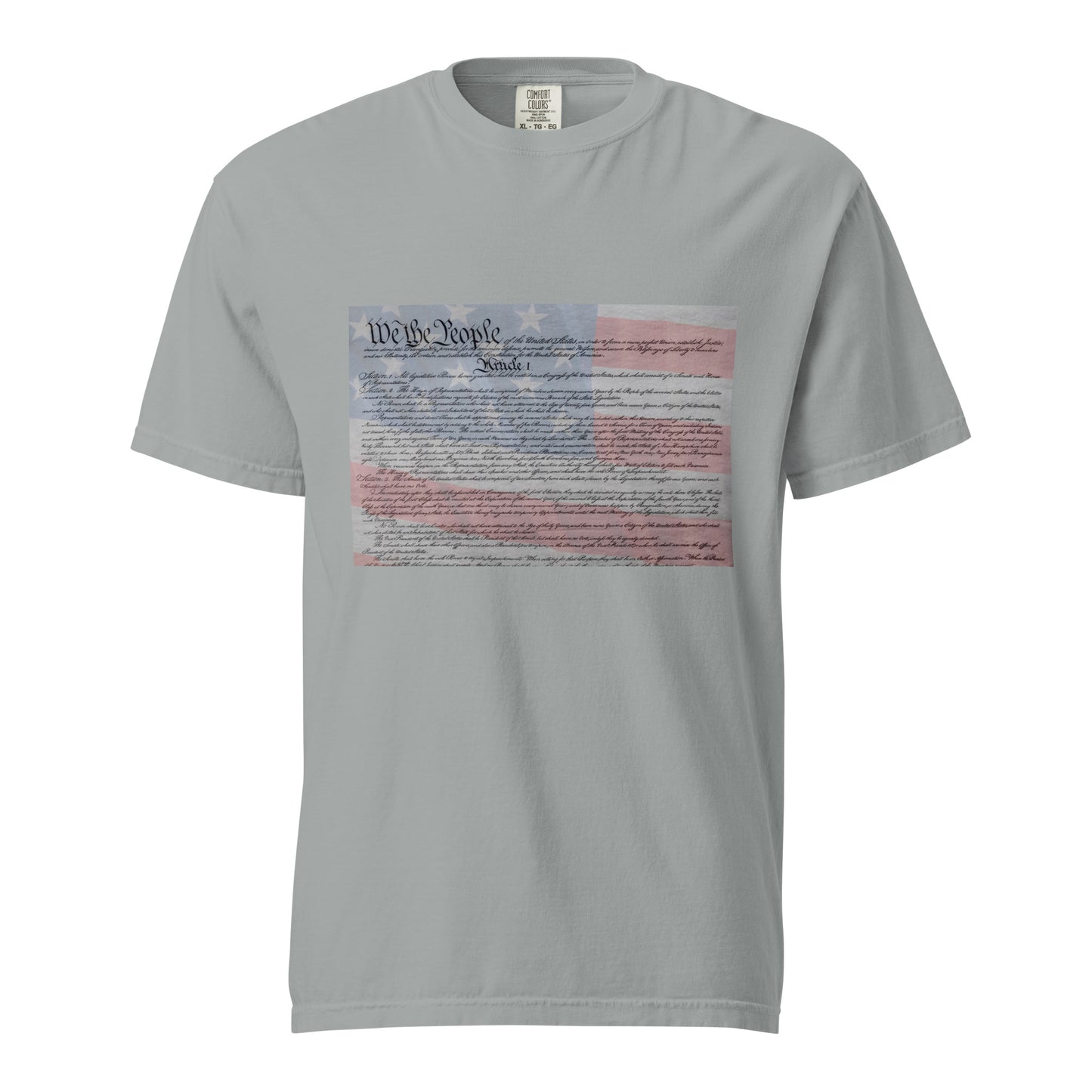 Liberty Emblem Unisex 'We the People' T-shirt - USA Flag Design