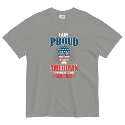 Patriot's Resolve: Unisex American Skull Tee