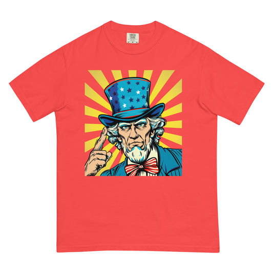 Uncle Sam Unisex Garment-Dyed Heavyweight T-Shirt