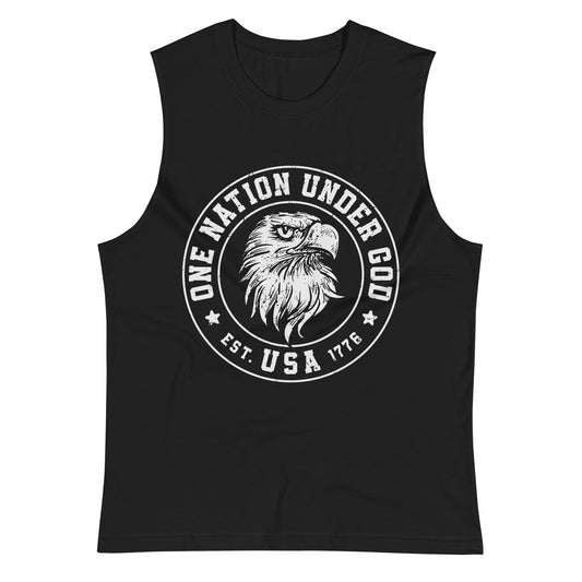 One Nation Muscle Shirt: Est. 1776