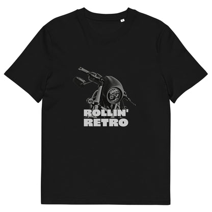 Rolling Retro Harley Unisex Organic Cotton T-Shirt