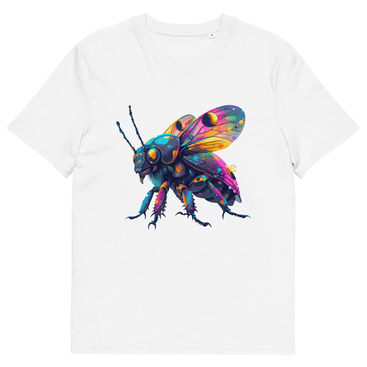 Psychedelic Bee Unisex Organic Cotton T-Shirt