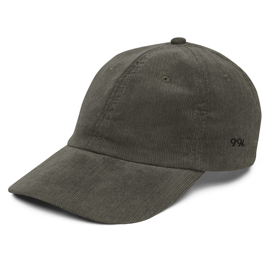 Army Green Vintage Corduroy Cap